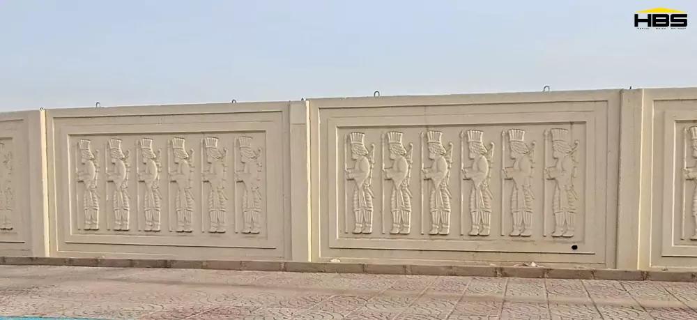 دیوار های امیرکبیر سطح شهر یزد